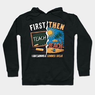 Last Day Of School Summer Break Funny Teacher Father's Day Hoodie